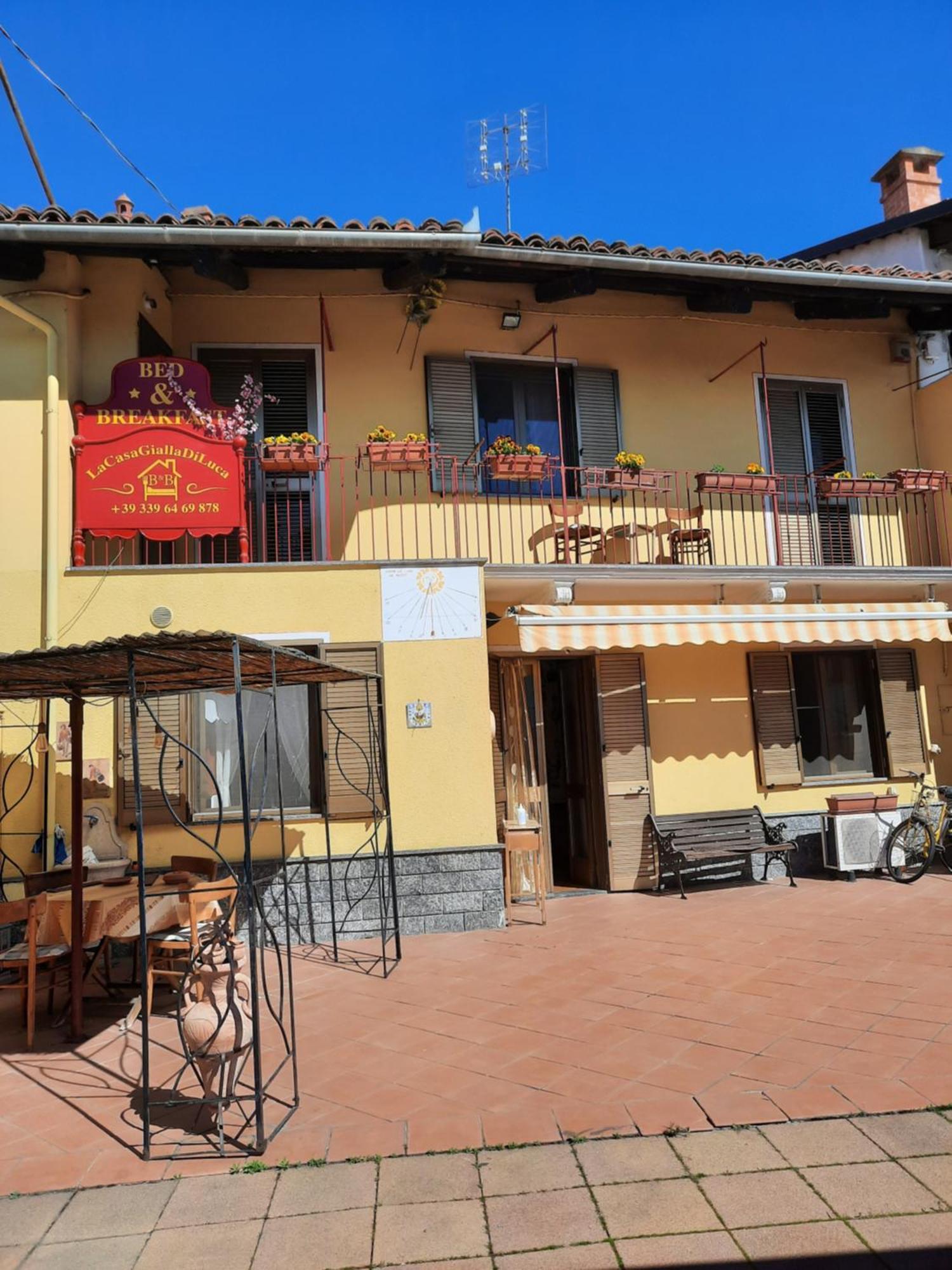 B&B La Casa Gialla Di Luca Mazzè Oda fotoğraf